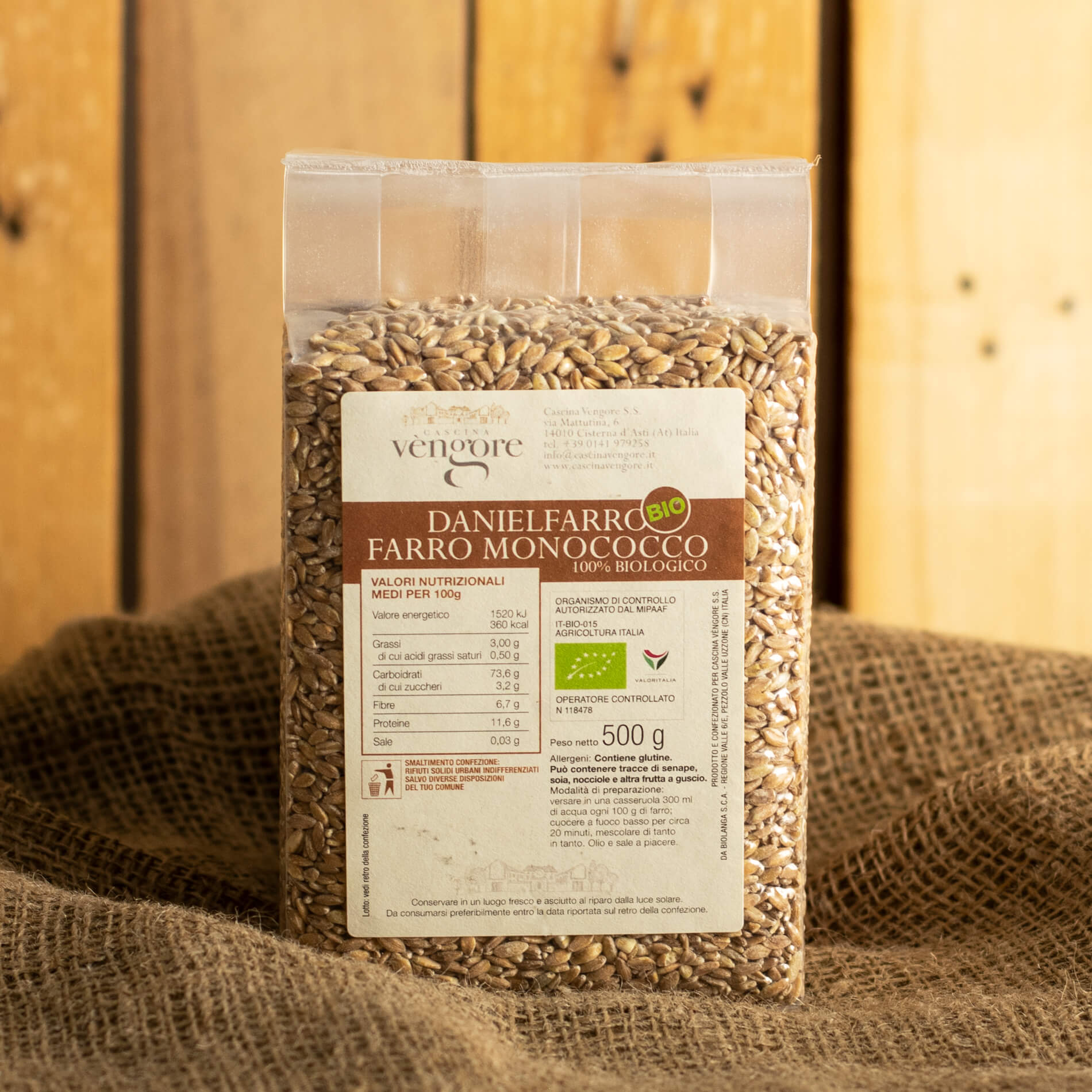 Danielfarro Farro Monococco in granella 500g bio Danielfarro Farro Monococco in granella 500g bio