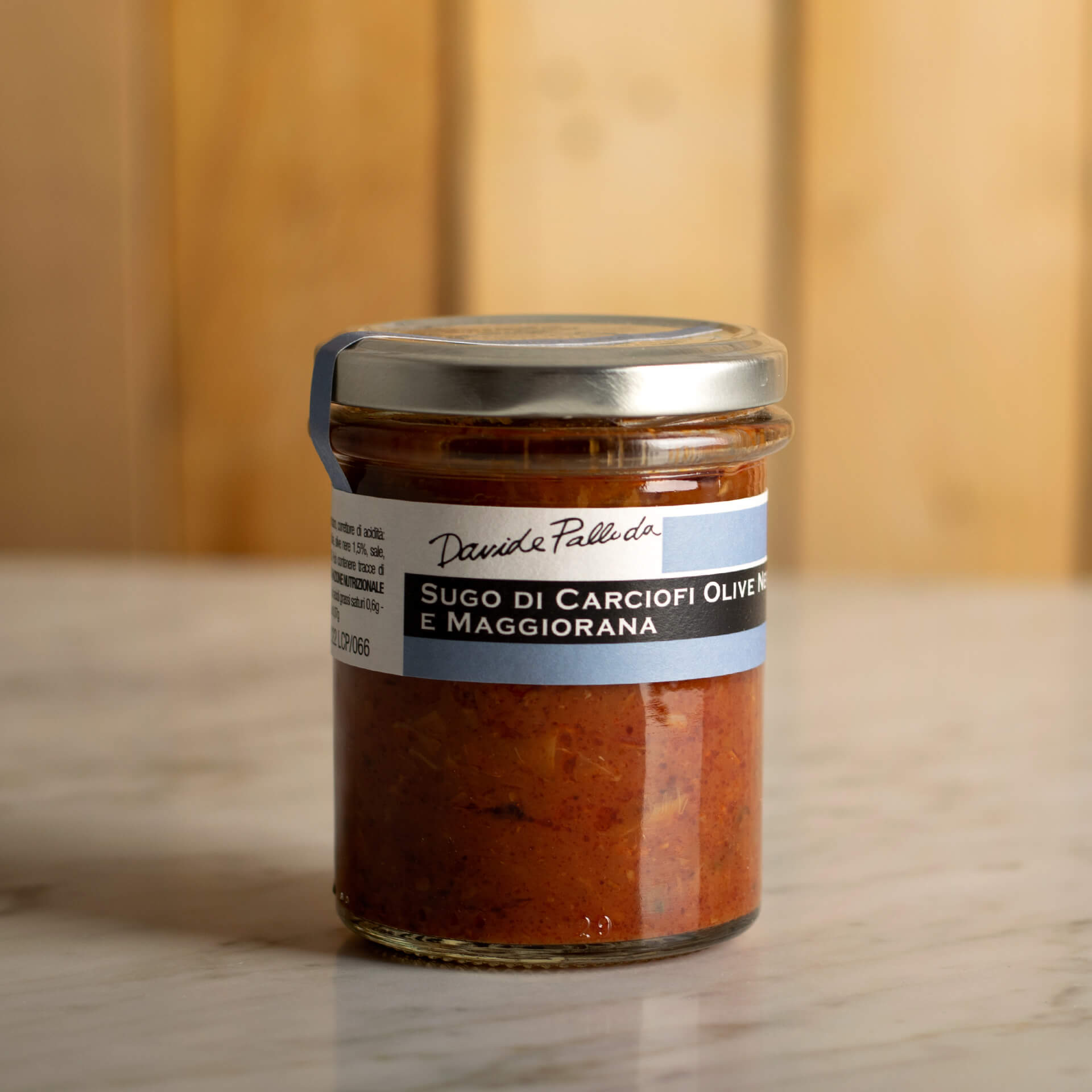Sugo ai carciofi con olive nere e maggiorana