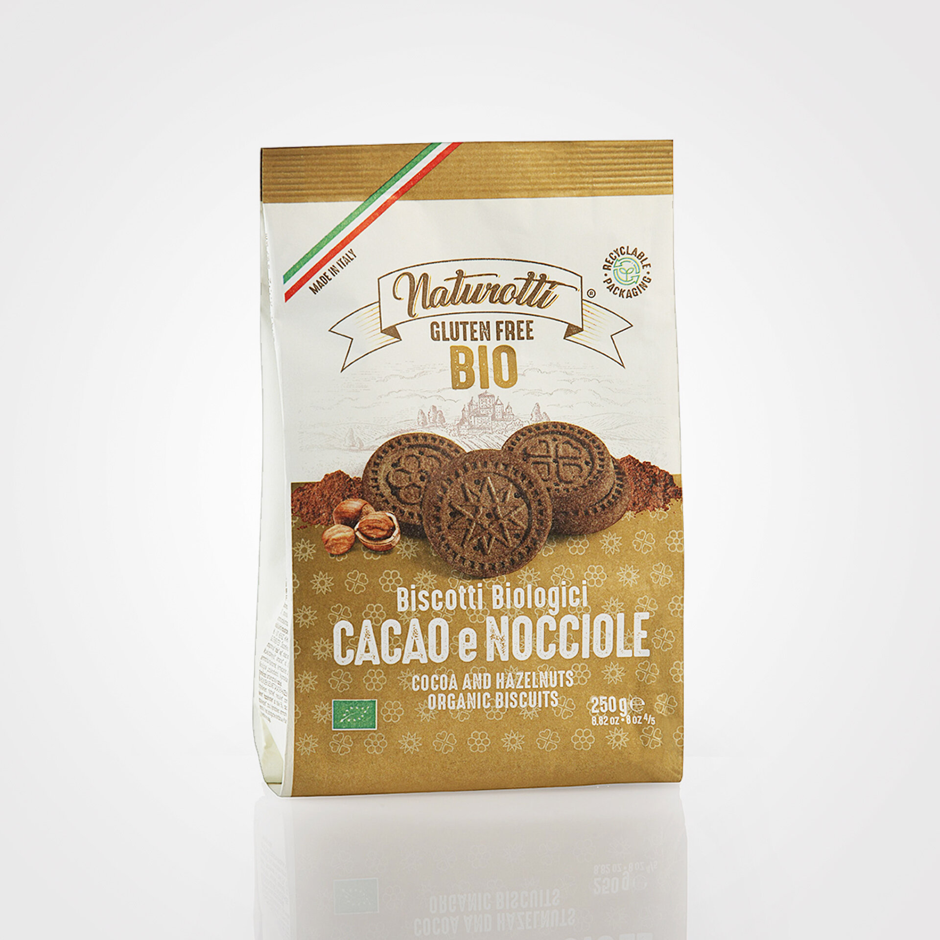Organic & Gluten Free Cocoa and Hazelnut Biscuits
